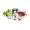 Bộ nồi Inox Malloca TE-025 2 Bộ nồi Inox Malloca TE-025
