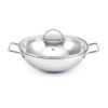 Chảo lẩu Inox Malloca SA12081 2 Chảo lẩu Inox Malloca SA12081