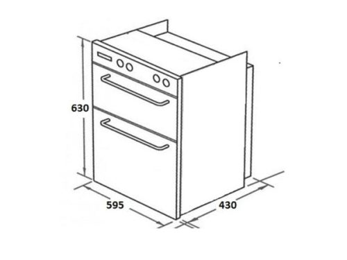 Kích thước của Máy sấy chén Malloca ZLD 90H