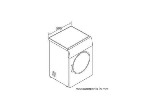 Kích thước của Máy Sấy Quần Áo Bosch WTA74200SG