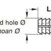 Tắc kê thân ốc liên kết Häfele 039.32.050 2 039 32 050 1
