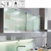 Bộ phụ kiện cửa trượt tủ kính Hafele 415.13.104 1 Bộ phụ kiện cửa trượt tủ kính Hafele 415.13.104