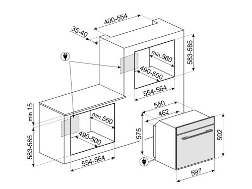Lò Nướng Smeg SO6102TS 536.64.982