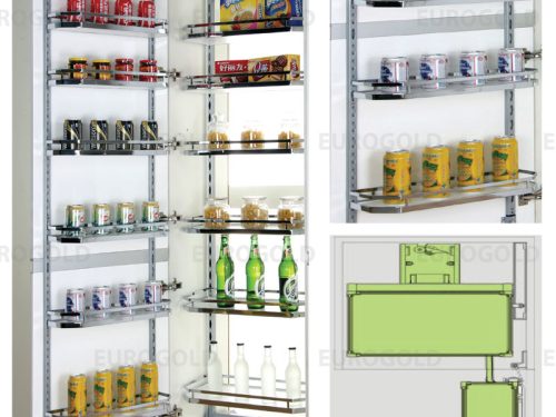 Tủ kho inox, cánh mở Eurogold EKC14445