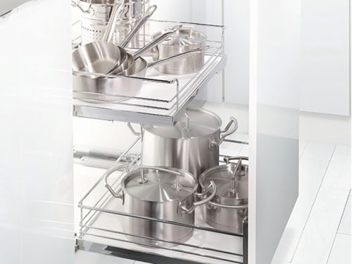 Rổ kéo lọt lòng, lắp sau cửa tủ Hafele 540.25.287