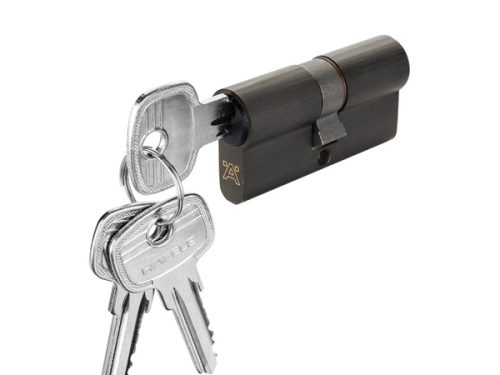 Ruột khóa 2 đầu chìa Hafele 916.64.912, 91mm Đồng thau