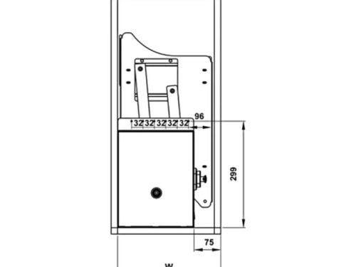 Bộ rổ bát đĩa Hafele Lento 504.76.022 800mm