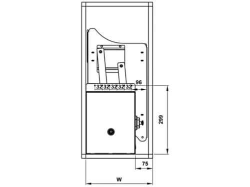 Bộ rổ bát đĩa Hafele Lento 504.76.143 900mm