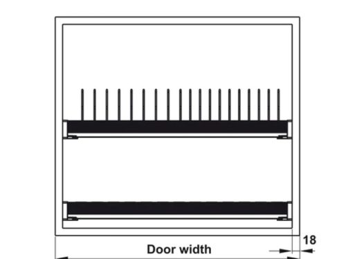Bộ rổ bát đĩa Hafele Presto 544.40.014 900mm
