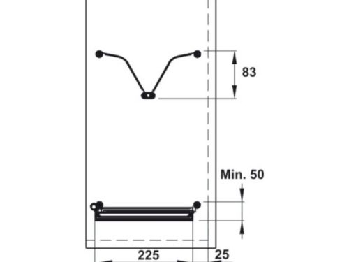 Bộ rổ bát đĩa Hafele Presto 544.40.023 600mm 5 Bộ rổ bát đĩa Hafele Presto 544.40.023 600mm