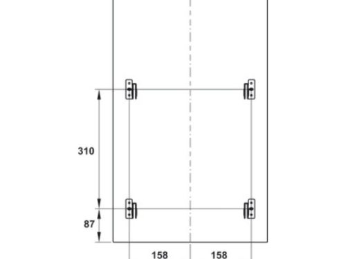 Thùng rác gắn cánh Cucina Viola 503.48.504