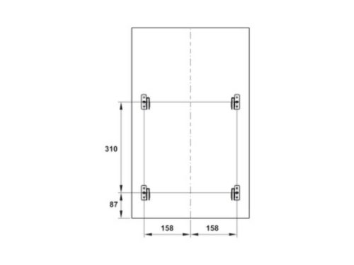 Thùng rác gắn cánh Cucina Viola 503.48.504