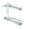 Phụ kiện tủ bếp Hafele 549.24.360 rổ kéo 2 tầng 2 Phụ kiện tủ bếp Hafele 549.24.360 rổ kéo 2 tầng
