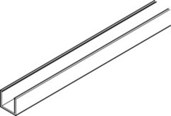 Ray dẫn hướng dưới 4000mm Hafele 943.33.740 Ray dẫn hướng dưới 4000mm Hafele 943.33.740