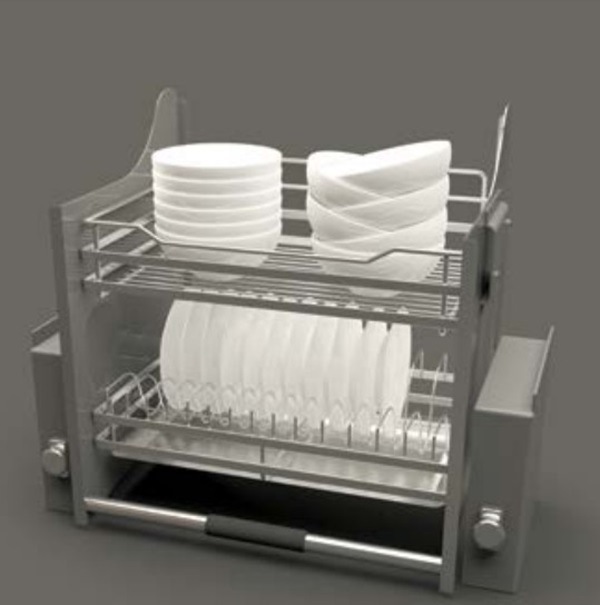 Rổ bát đĩa di động Cucina Lento 504.76.137 800mm Inox 304/ Xám Rổ bát đĩa di động Cucina Lento 504.76.137 800mm Inox 304/ Xám