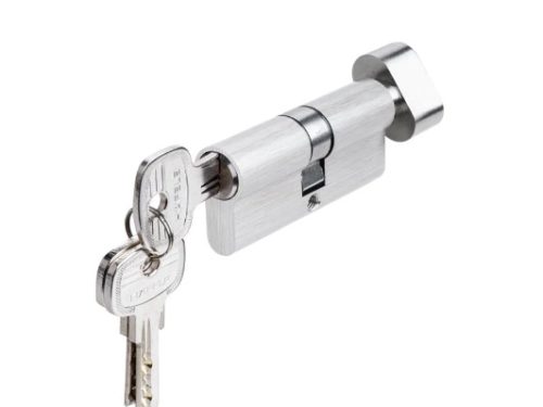 Ruột khóa 1 đầu chìa 1 đầu vặn 71mm Hafele 489.56.004