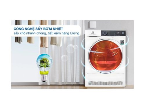 Máy sấy bơm nhiệt Electrolux EDH804H5WB