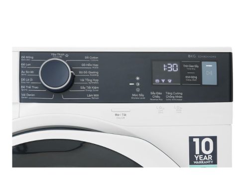bảng điều khiển của máy sấy bơm nhiệt Electrolux EDH804H5WB