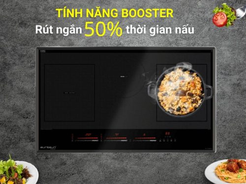 Tính năng booster của bếp từ Eurosun EU-TE398Pro