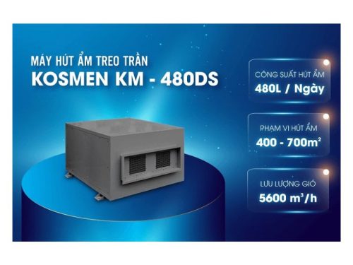 Máy hút ẩm treo trần KOSMEN KM-480DS 4 Ảnh máy hút ẩm treo trần Kosmen KM-480DS
