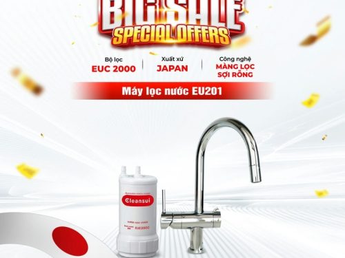 Thiết bị lọc nước tích hợp Cleansui EU201