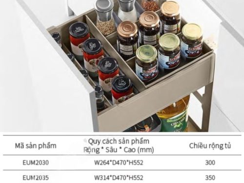 Kích thước giá gia vị Eurogold EUM2040