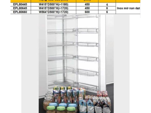 Tủ khô nan dẹt 6 tầng Eurogold EKD12660 3 Kích thước tủ khô nan dẹt 6 tầng Eurogold EPL80660