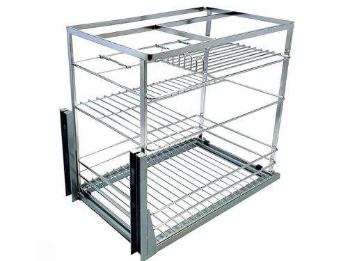 Giá gia vị inox 304 nan dẹt BossEU BS304.135GS