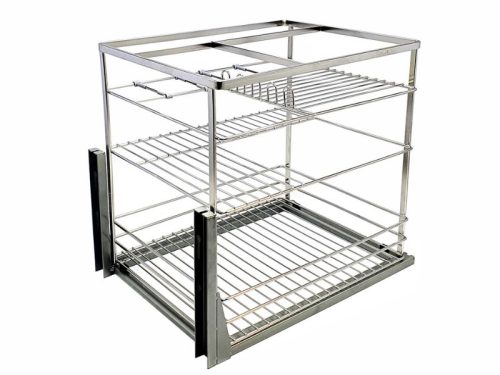 Giá gia vị inox 304 nan dẹt BossEU BS304.140GS