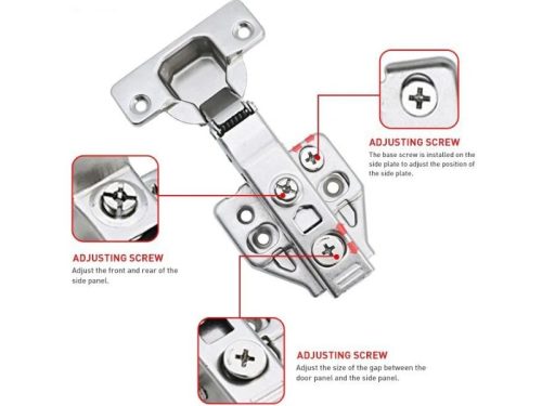 Hình ảnh bản lề inox 304 giảm chấn BossEU BS304C-3D