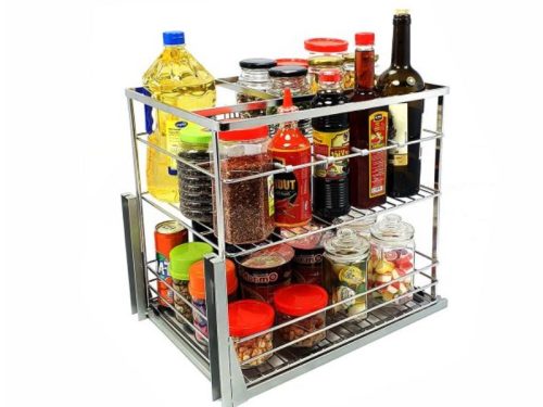 Hình ảnh giá gia vị inox 304 nan dẹt BossEU BS304.140GS