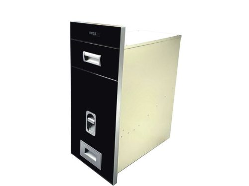 Thùng gạo gương nút nhấn BossEU BS300 Black