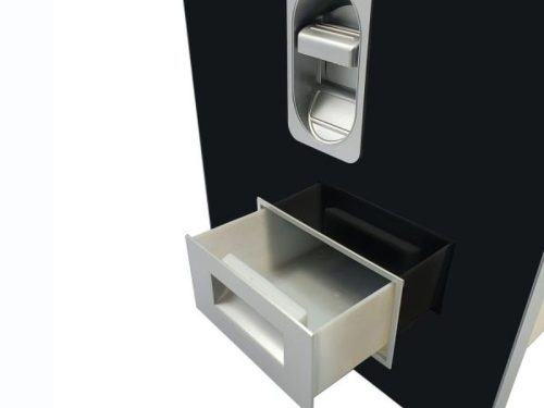 Vị trí lấy gạo thùng gạo gương nút nhấn BossEU BS300 Black