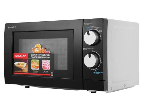 Lò vi sóng mini 20L Sharp R-208VN-WS 3 Ảnh lò vi sóng mini 20L Sharp R-208VN-WS