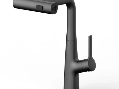 Vòi rửa bát nóng lạnh Kluger KLF0018B có dây rút