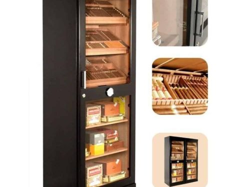 Ảnh tủ bảo quản Cigar điện tử Adorini Roma 325 Màu Đen
