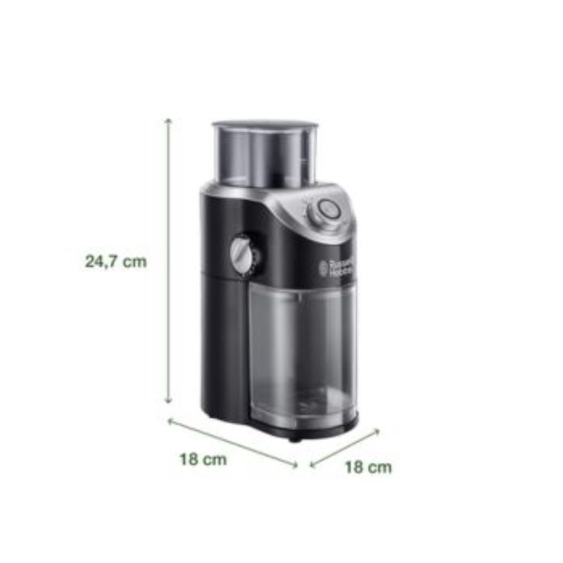 Kích thước máy xay cafe tự động Russell Hobbs 23120-56 Classics Kích thước máy xay cafe tự động Russell Hobbs 23120-56 Classics