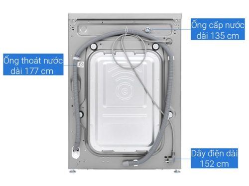Máy giặt sấy LG giặt 9 kg - sấy 5 kg FV1409G4V 6 mat sau may giat say lg giat 9 kg say 5 kg fv1409g4v