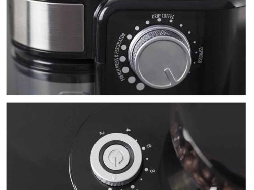 Nút điều khiển máy xay cafe tự động Caso Barista Crema 1833