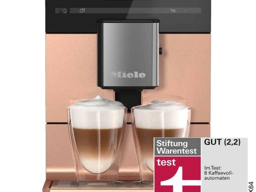 anh may pha cafe tu dong miele cm5510 rosegold pearlfinish