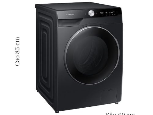 Máy Giặt Samsung AI EcoBubble Inverter 12 kg WW12CGP44DSBSV cửa trước 5 kich thuoc may giat samsung ai ecobubble inverter 12 kg ww12cgp44dsbsv cua truoc