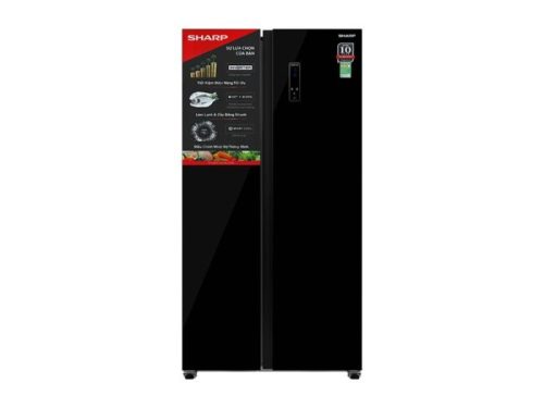 Tủ lạnh 2 cánh side by side 442 lít Sharp SJ-SBX440VG-BK