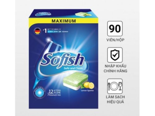 Viên rửa bát Sofish maximum 90 viên