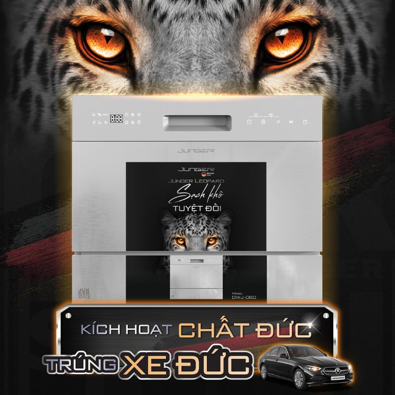 Máy rửa bát Junger Leopard DWJ-060fix May rua bat Junger Leopard DWJ