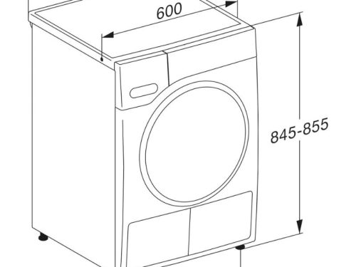 Máy sấy bơm nhiệt Miele TWV780WP 3 kich thuoc may say bom nhiet miele twv780wp