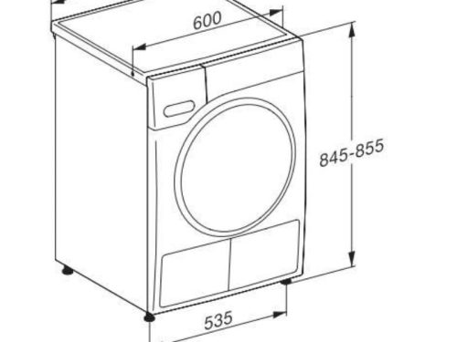 Máy sấy Miele TWD640WP EcoSpeed&9kg 4 kich thuoc may say miele twd640wp ecospeed9kg