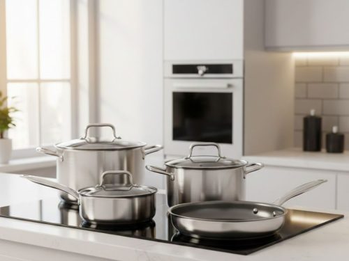 Ảnh bộ nồi chảo Grandx GX605 NOBLE