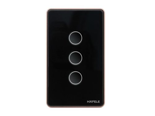 Công tắc ZB 3G US 10A Đen L Hafele HSL-LS3G01B 820.71.002