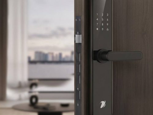 Khóa điện tử VNPT DLWA11 cửa gỗ 4 anh khoa dien tu vnpt dlwa11 cua go