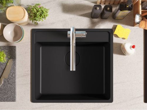 hinh anh chau rua chen franke mrg 610 52 tl mau matt black